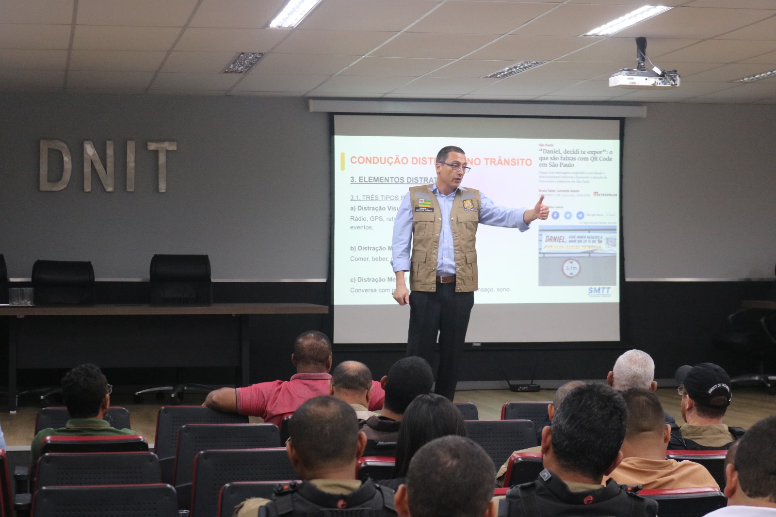 SMTT debate "Condução Distraída no Trânsito" em Encontro de Gestores de Trânsito de Sergipe 2025 - SMTT Aracaju